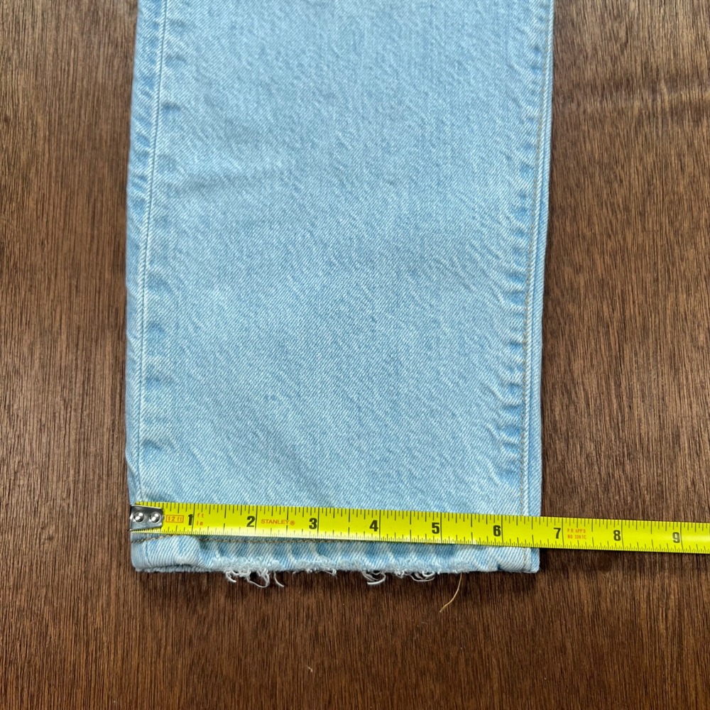 Vintage Levis 501 BIG E Light Wash Straight Leg Jeans W28 L26 A8746-0000 - Picture 12 of 15